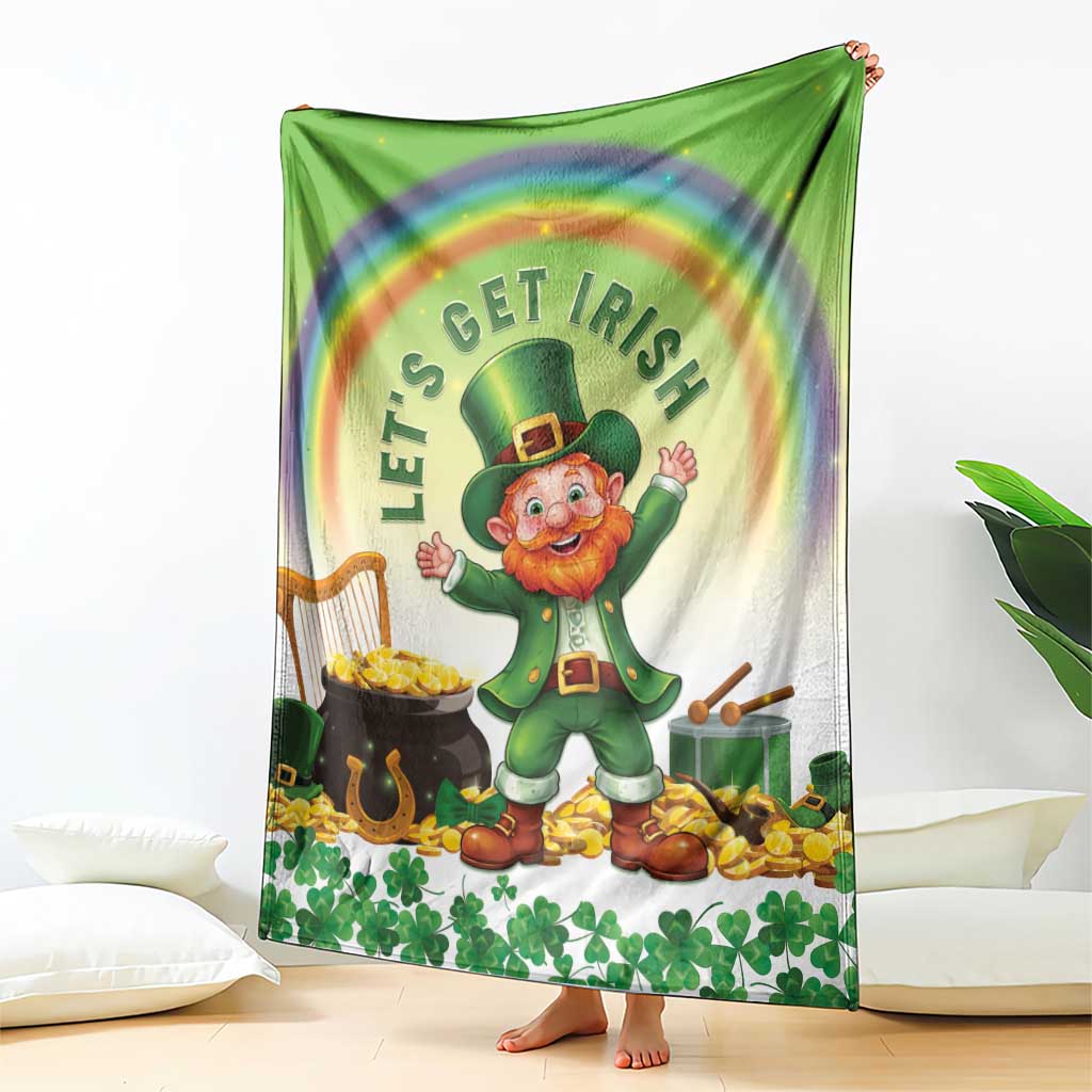 Ireland St Patricks Day Blanket Lets Get Irish