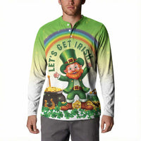 Ireland St Patricks Day Button Sweatshirt Lets Get Irish