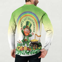 Ireland St Patricks Day Button Sweatshirt Lets Get Irish