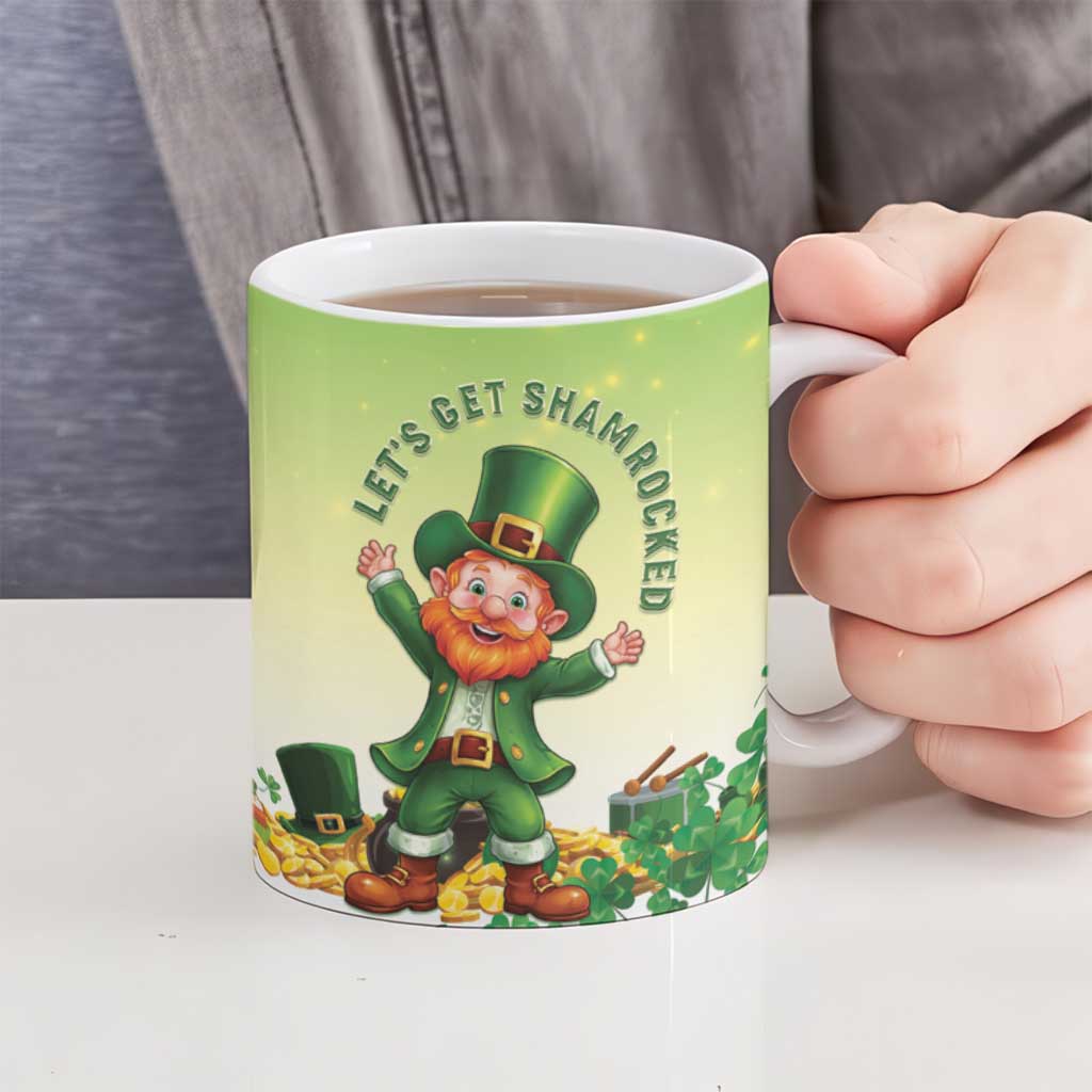 Ireland St Patricks Day Ceramic Mug Lets Get Irish