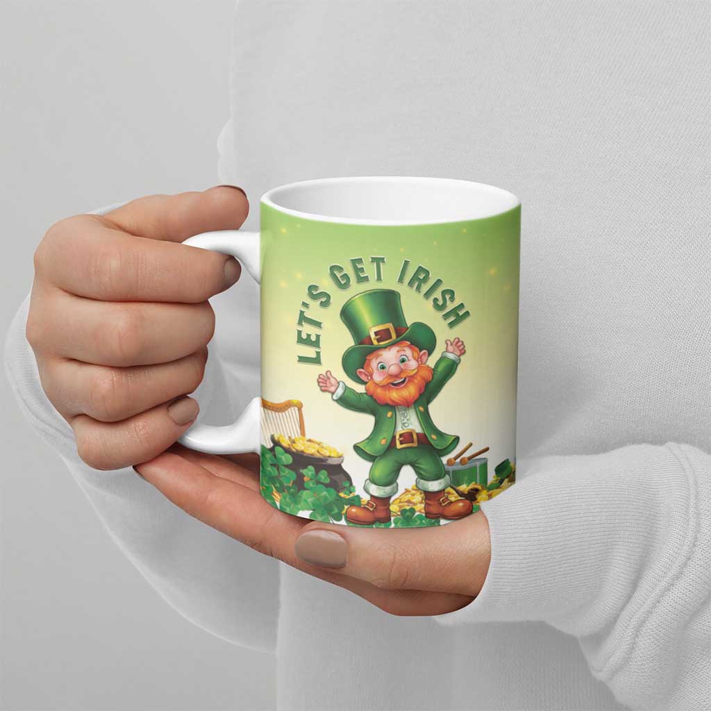 Ireland St Patricks Day Ceramic Mug Lets Get Irish