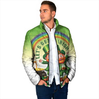 Ireland St Patricks Day Padded Jacket Lets Get Irish