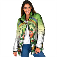 Ireland St Patricks Day Padded Jacket Lets Get Irish