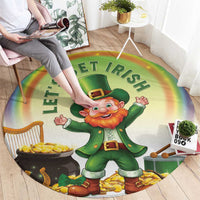 Ireland St Patricks Day Round Carpet Lets Get Irish