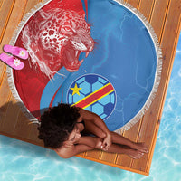 Football 2026 DR Congo Leopards Beach Blanket Lightning Style