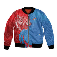 Custom Football 2026 DR Congo Leopards Bomber Jacket Lightning Style