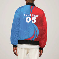 Custom Football 2026 DR Congo Leopards Bomber Jacket Lightning Style