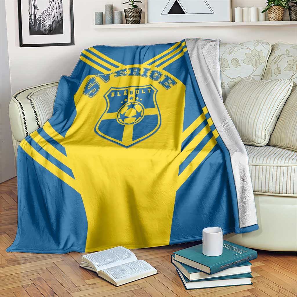 Football 2026 Sweden Blanket Sverige Blagult Sporty Style