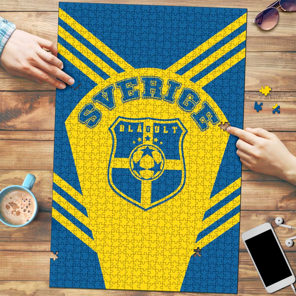 Football 2026 Sweden Puzzle Sverige Blagult Sporty Style