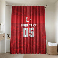 Custom Football 2026 Turkey Bathroom Set Crescent-Stars Simple Style