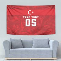 Custom Football 2026 Turkey Tapestry Crescent-Stars Simple Style
