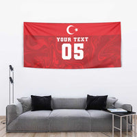 Custom Football 2026 Turkey Tapestry Crescent-Stars Simple Style