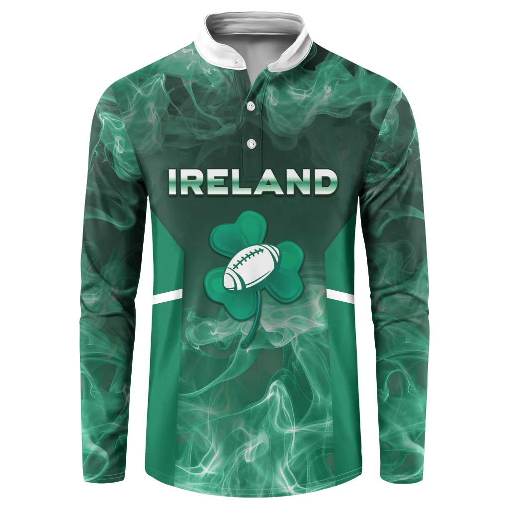Custom Ireland Rugby 2026 Button Sweatshirt Unique Style