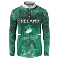 Custom Ireland Rugby 2026 Button Sweatshirt Unique Style