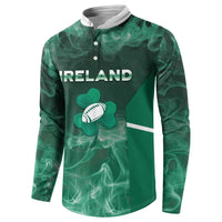 Custom Ireland Rugby 2026 Button Sweatshirt Unique Style