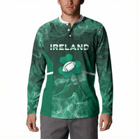 Custom Ireland Rugby 2026 Button Sweatshirt Unique Style