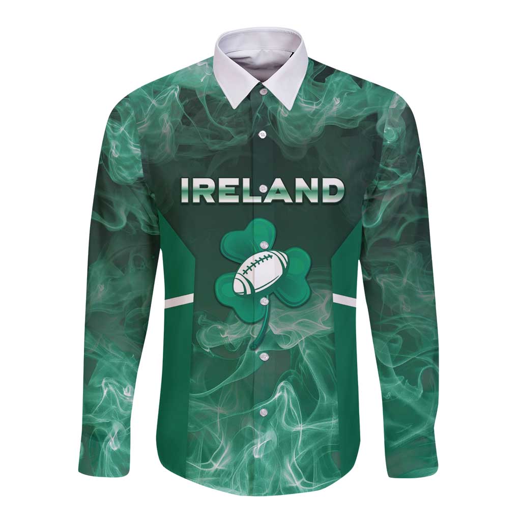 Custom Ireland Rugby 2026 Long Sleeve Button Shirt Unique Style