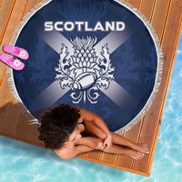 Scotland Rugby 2026 Beach Blanket Scottish Thistle Flag Style