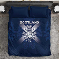 Scotland Rugby 2026 Bedding Set Scottish Thistle Flag Style