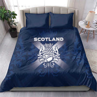 Scotland Rugby 2026 Bedding Set Scottish Thistle Flag Style
