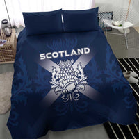 Scotland Rugby 2026 Bedding Set Scottish Thistle Flag Style