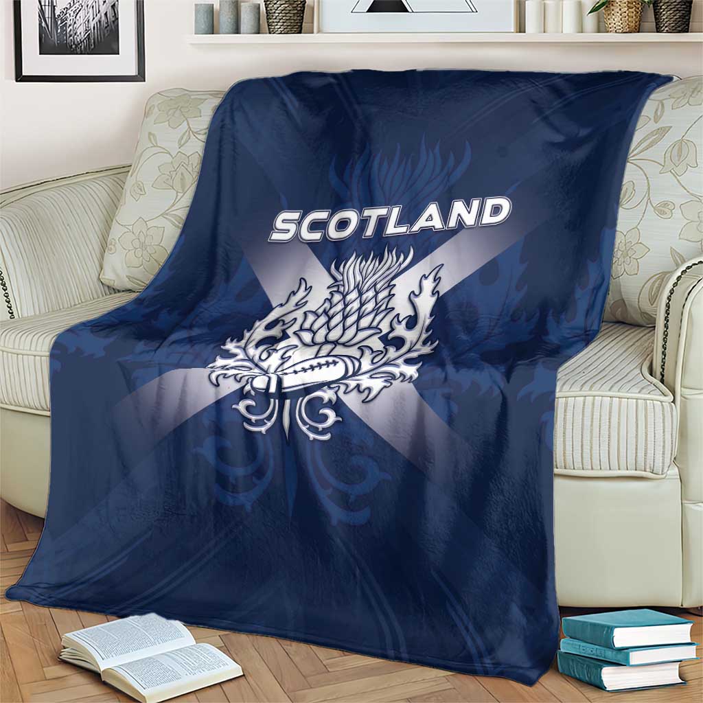 Scotland Rugby 2026 Blanket Scottish Thistle Flag Style