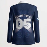 Custom Scotland Rugby 2026 Blazer Scottish Thistle Flag Style