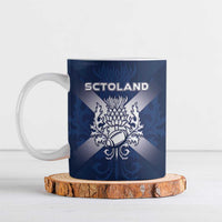 Custom Scotland Rugby 2026 Ceramic Mug Scottish Thistle Flag Style