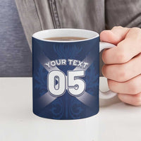 Custom Scotland Rugby 2026 Ceramic Mug Scottish Thistle Flag Style
