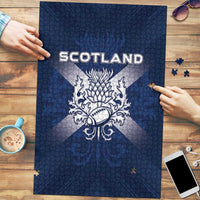 Scotland Rugby 2026 Puzzle Scottish Thistle Flag Style