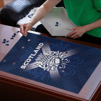 Scotland Rugby 2026 Puzzle Scottish Thistle Flag Style