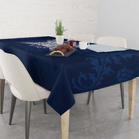Scotland Rugby 2026 Tablecloth Scottish Thistle Flag Style