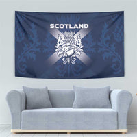Scotland Rugby 2026 Tapestry Scottish Thistle Flag Style