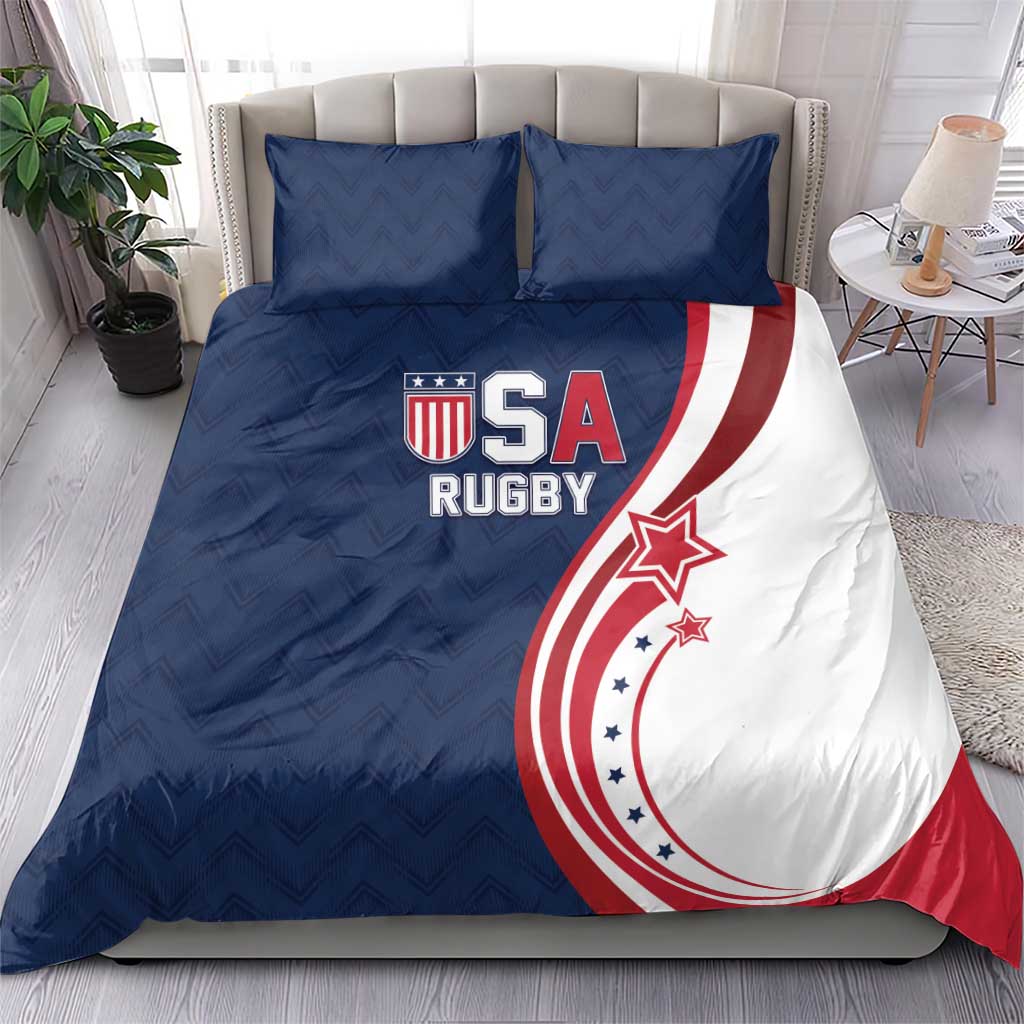 USA Rugby 2026 Bedding Set Sporty Style