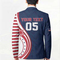 Custom USA Rugby 2026 Blazer Sporty Style