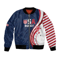 Custom USA Rugby 2026 Bomber Jacket Sporty Style