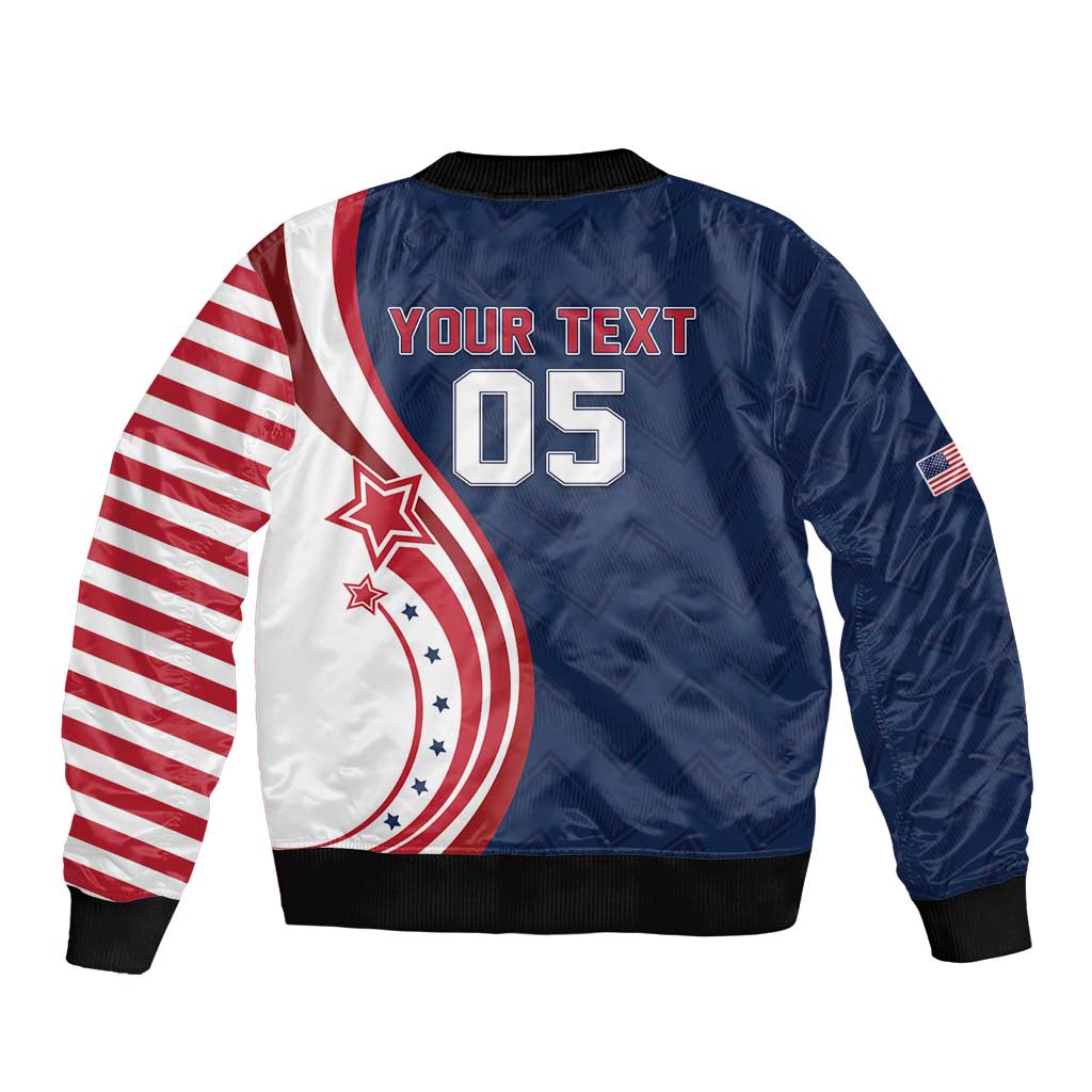 Custom USA Rugby 2026 Bomber Jacket Sporty Style