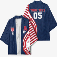Custom USA Rugby 2026 Kimono Sporty Style