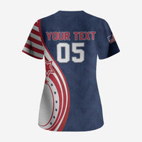 Custom USA Rugby 2026 Scrub Top Sporty Style