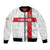 Custom England Rugby Bomber Jacket Vintage Style
