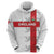 Custom England Rugby Zip Hoodie Vintage Style