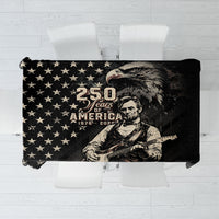 America 250th Anniversary Tablecloth Abraham Lincoln Playing Guitar 4th July