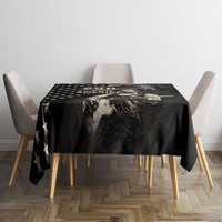 America 250th Anniversary Tablecloth Abraham Lincoln Playing Guitar 4th July