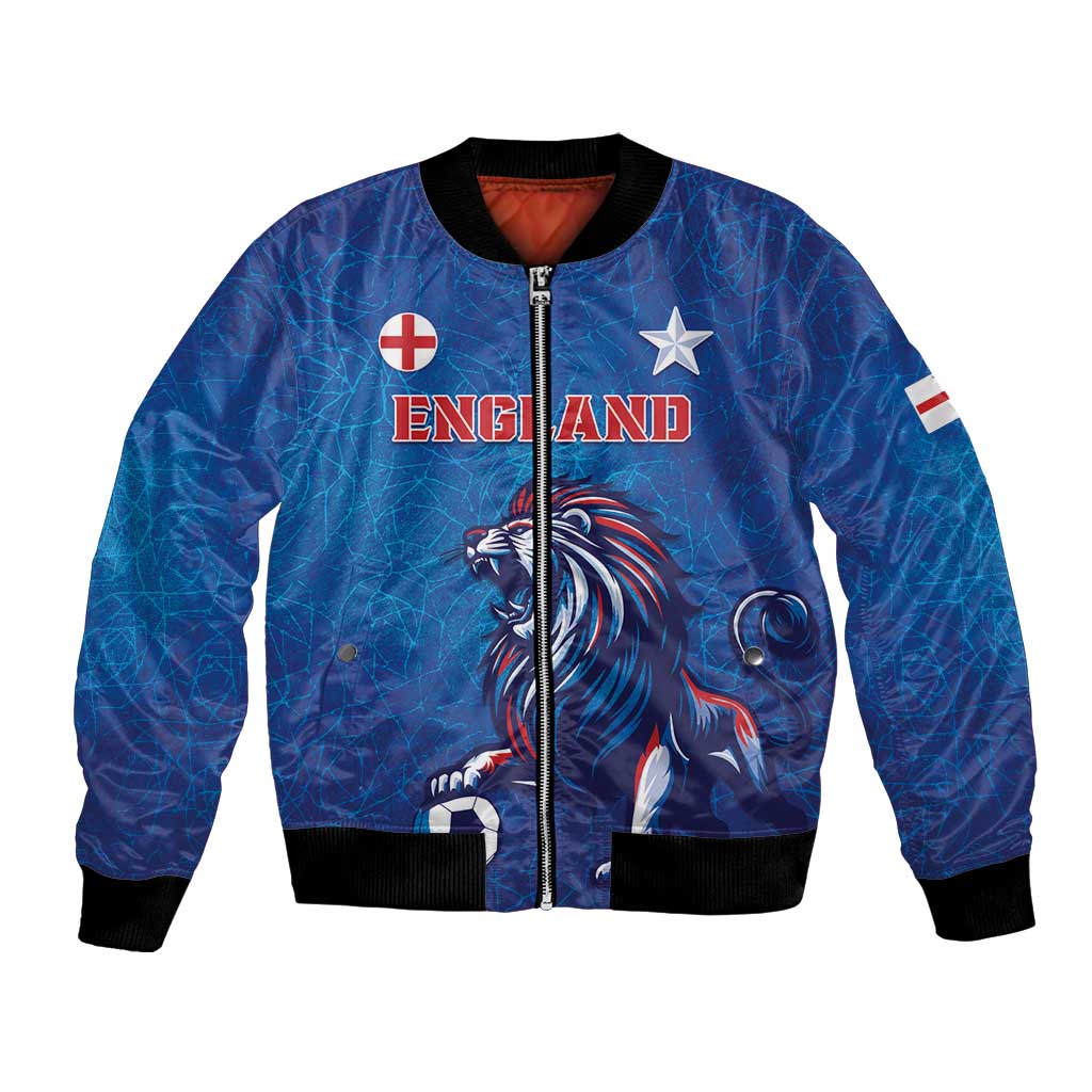 Custom England 2024 Football Bomber Jacket Go Champions Lionesses LT05 - Wonder Print Shop