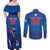 Custom England 2024 Football Couples Matching Off Shoulder Maxi Dress and Long Sleeve Button Shirt Go Champions Lionesses LT05 - Wonder Print Shop