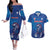 Custom England 2024 Football Couples Matching Off The Shoulder Long Sleeve Dress and Hawaiian Shirt Go Champions Lionesses LT05 - Wonder Print Shop