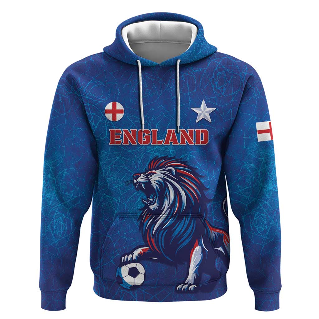 Custom England 2024 Football Hoodie Go Champions Lionesses LT05 - Wonder Print Shop