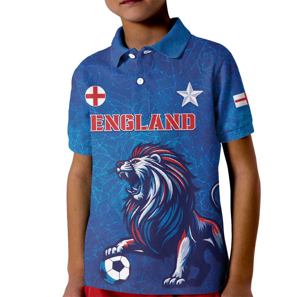 Custom England 2024 Football Kid Polo Shirt Go Champions Lionesses LT05 - Wonder Print Shop