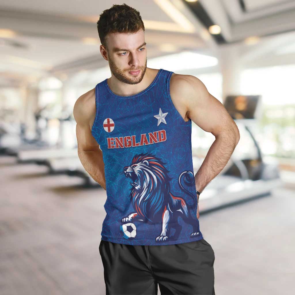 Custom England 2024 Football Men Tank Top Go Champions Lionesses LT05 - Wonder Print Shop