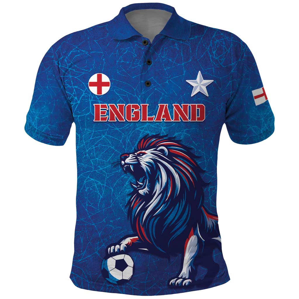 Custom England 2024 Football Polo Shirt Go Champions Lionesses LT05 - Wonder Print Shop